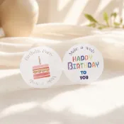 生日貼紙 生日快樂貼紙 可愛生日貼 封口貼紙 禮物貼紙