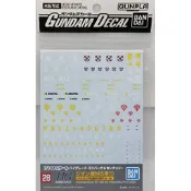 【現貨】BANDAI 鋼彈 水貼紙 #28 HGUC 吉翁軍通用水貼