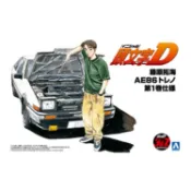 【預購2026年09月】AOSHIMA 1/24 頭文字D#5 藤原拓海 AE86 第1卷 組裝模型