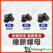 【翔好機車】橡膠螺母 風鏡螺母 風鏡螺絲 風鏡塞 螺母 M4螺母 M5螺母 M6螺母 R15 TMAX 小阿魯