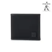 PORTER INTERNATIONAL - 俐落簡約CAKE真皮雙折短夾 - 黑