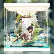 滿299發貨.移不動.APEX約戰精靈再臨時崎狂三墨色生香首辦盞是和
