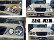 小亞車燈改裝＊全新 賓士 BENZ W210 96-98 99-01年 晶鑽 光圈 魚眼 大燈 SONAR製