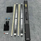 優品優選 H8美洲豹破天黑科技臺球桿黑8高檔小頭中式黑八美式黑八中頭大頭