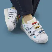 【adidas 愛迪達】SUPERSTAR II 運動休閒鞋 貝殼鞋 童鞋 - Originals JS2469