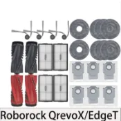 適用於 Roborock QrevoX / EdgeT 石頭掃地機器人QrevoX / EdgeT - 基本備件配件套裝