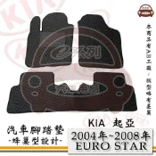 e系列汽車用品【KIA 2004年~2008年 EURO STAR】起亞 蜂巢腳踏墊 汽車腳踏墊