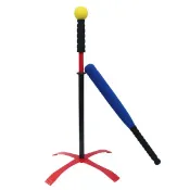 旻泉精品批發網 兒童專用 樂樂棒球組 娛樂級 (明盒) /一組入(定399) 樂樂棒球 安全棒球 棒球練習器 -群DFFB-880