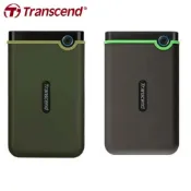 【HOTAI購】【創見Transcend】StoreJet 25M 4TB 軍規2.5吋外接硬碟/USB 3.0/3年保固｜軍綠色TS4TSJ25M3S、鐵灰TS4TSJ25M3C
