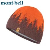 【Mont-Bell 日本 WATCII CAP 保暖帽《橘》】1118817/羊毛混紡保暖帽/針織羊毛帽/無邊帽
