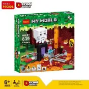 LEGO玩具02 兼容樂高我的世界冥界門戶21143兒童益智拼裝積木玩具男女孩10812