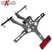 LJBKOALL 適合雅馬哈 T-MAX530 TMAX 530 後尾支架車牌架後牌照支架後牌架短牌架2012-2016
