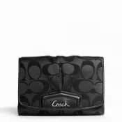 優惠代購《COACH》#48080 經典 C LOGO 抓皺設計 皮夾 錢夾 短夾 中夾 共3色【$3390】
