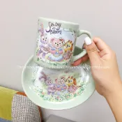 東京迪士尼 2021 春季 達菲 雪莉玫 畫家貓 史黛拉兔 cookie ann 陶瓷 馬克杯 杯子 杯 盤子 點心盤