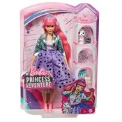 台中 ＊＊宏富玩具＊＊MATTEL Barbie 芭比娃娃 芭比娃娃公主豪華裝 粉色頭髮