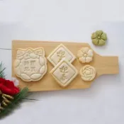 新年祝福語舞獅蛇年巳卡通曲奇餅幹模具春節DIY 按壓烘焙家用工具