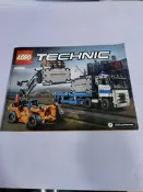 樂高機械組42062集裝箱工程車說明書正品LEGO，幾乎全新，內容完整，支援自提發貨前可影片照片確認售出不退不換