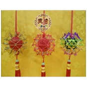 { 日興繡莊佛具百貨 } 迷你小五寶 傳統味新流行 神明配件.祭祀.掛車.風水鎮宅專用 迷你刺球$140起 現貨快速出貨
