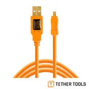 【蝦皮直營】Tether Tools USB2.0 轉 Mini B 8Pin 拍攝線傳輸線4.6M 公司貨 廠商直送
