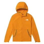 【The North Face】北面兒童橘色FLASHDRY速乾防曬連帽外套｜8G3HG5I