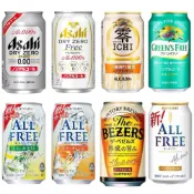 *貪吃熊* 單罐 日本 朝日 Asahi  suntory 無酒精系列 麒麟 啤酒風味飲料 choya 青葡萄 柳橙 檸