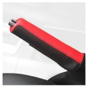 【kurumapop】汽車手煞護套(PU皮革手煞套 手剎車皮套 手煞保護罩 手煞車拉桿護套)