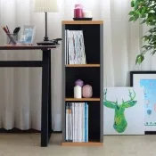 【EASY HOME】台灣製 -加厚可堆疊三層開放式收納書櫃(收納櫃 置物櫃 書櫃 展示櫃 文件收納)