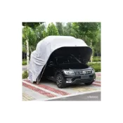 (店+)汽車全自動折疊車棚傢用遮陽棚戶外防曬移動車庫蓬簡易伸縮停車棚