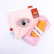 【Familidoo 法米多】清倉最低價★考拉安撫巾禮品袋 嬰兒禮盒 (嬰兒襪 拍嗝巾 口水巾 滿月周歲禮盒 彌月禮)