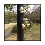 (店+)歐舍傢居 門鈴 金屬 風鈴 銅鈴 金色招財貓 風水鈴 門口 木門 鐵門 防盜鈴 安全裝置