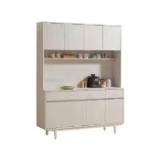 【WAKUHOME 瓦酷家具】Ariel極簡主義白楓木5尺餐櫃上下座A015-233+233-1