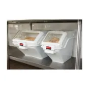 【美國Rubbermaid】 食品儲存原料、麵粉桶，內附勺子 / 容量：9.6L、24L、48L