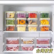 🎈台灣發貨+統編便攜式食品級保鮮盒大容量冷凍密封防潮整理盒冰箱水果蔬菜收納盒