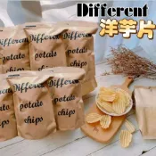 Different厚切洋芋片 (原味/烤雞/香菜/梅子番茄) 台中知名餅乾150g 點心 追劇 洋芋片【現貨開發票】