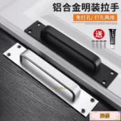 加厚不銹鋼大門拉手 木門玻璃明裝推拉把手闆 防火門通道門 逃生扶手 門把手 金屬門把手 玻璃門 門把 加長版鋁閤金小