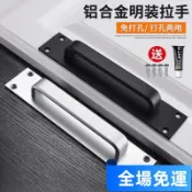 加厚不銹鋼大門拉手 木門玻璃明裝推拉把手闆 防火門通道門 逃生扶手 門把手 金屬門把手 玻璃門 門把 加長版鋁閤金小拉手