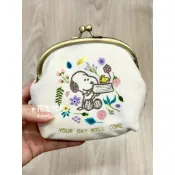 🥜花生邦尼🐇日貨 代購 (7/30補貨囉!!) 環球影城USJ Snoopy 史努比口金包 刺繡史努比花花 零錢包 錢包
