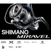 建利釣具行💥SHIMANO MIRAVEL 捲線器 CI4+ 超輕量 滑順 紡車捲線器 台灣公司貨