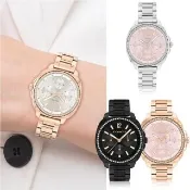 【COACH】官方授權經銷商 知性風采晶鑽日曆腕錶-34mm/4款可選 送禮(14504395/14504396/14504399/14504392)