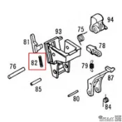 【KUI酷愛】KWA／KSC Glock G17 切氣片彈簧（零件編號#82）G18、G19、G23、G26~42232