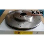 ● 凱興國際●全新YDL原廠規格打孔通風劃雙線碟盤 LUXGEN 納智捷U7 2.2 09年~ 前盤一對346mm雙
