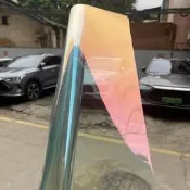 玫瑰幽靈幻彩膜 光學變色隔熱膜 汽車前檔防曬膜 全車隔熱紙 高隔熱抗UV 太陽膜 汽車百貨