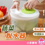 蔬菜脫水器 3L 蔬果脫水器 沙拉脫水器 脫水蔬菜 沙拉洗菜籃 蔬菜甩乾 瀝水籃 瀝水器 小麥購物【C457】
