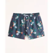 Abercrombie & Fitch A&F Pull-On Swim Trunk 短版海灘褲泳褲 真品 新品 現貨