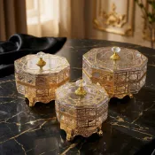 Luxury commercial checkered fruit tray with lid for home use