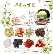 洋蔘八寶茶 西洋蔘 紅棗 桂圓 山楂 葡萄乾 菊花 枸杞 養顏美容 養生 健康維持【附發票/滿額免運】
