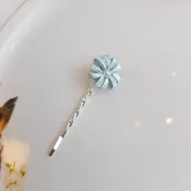 客制 纏花 春仔花 和服發飾 天然真絲 蠶絲髮夾 雛菊髮夾