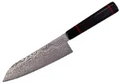 【瑞格華】關兼常 波飛沫180mm黑+紅電木圈柄三德刀/101層Damascus鋼夾高速粉末鋼