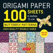 【三民網路書店】Origami Paper 100 Sheets Butterfly Patterns 6 (15 CM): Double-Sided Origami Sheets Printed with 12 Different Patterns (Instructions for Projects Inclu 作者：Tuttle Studio(EDI)