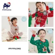 (店+)【韓國Ppippilong】兒童長袖聖誕睡衣 聖誕節衣服 聖誕居家服 聖誕服飾 韓國兒童睡衣 聖誕禮物